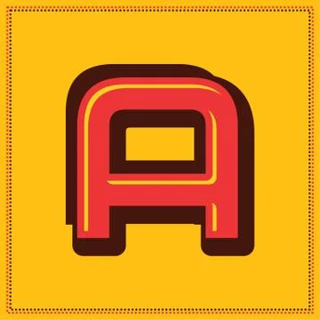 Alphabet design  handcrafted vector collection Stock Illustration