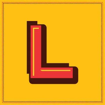 Alphabet design  handcrafted vector collection Illustrazione stock