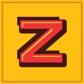 Alphabet design  handcrafted vector collection Stock Illustration