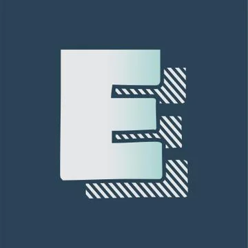 Alphabet design  handcrafted vector collection Stock Illustration