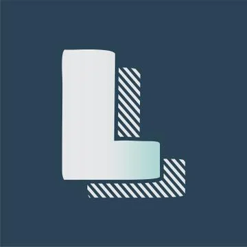 Alphabet design  handcrafted vector collection Stock Illustration