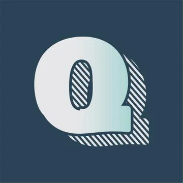 Alphabet design  handcrafted vector collection Stock Illustration