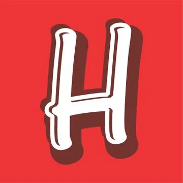 Alphabet design  handcrafted vector collection Stock Illustration