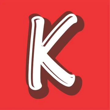 Alphabet design  handcrafted vector collection Stock Illustration