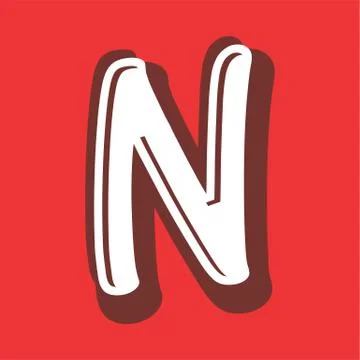 Alphabet design  handcrafted vector collection Stock Illustration