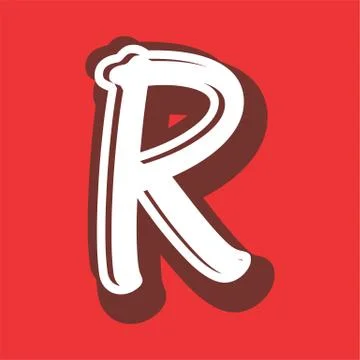 Alphabet design  handcrafted vector collection Stock Illustration