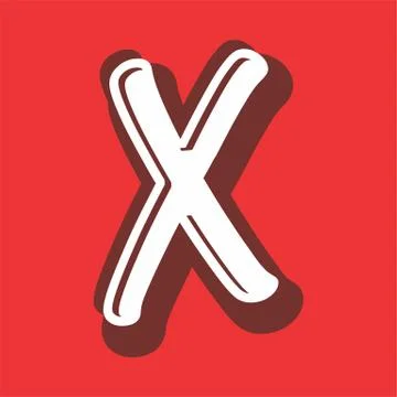 Alphabet design  handcrafted vector collection Stock Illustration