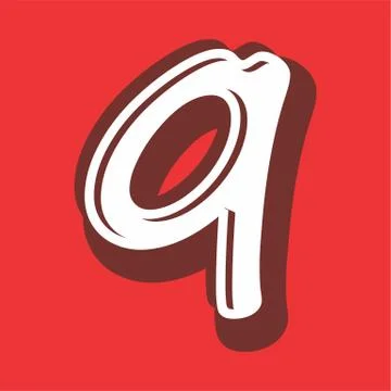 Alphabet design  handcrafted vector collection Stock Illustration