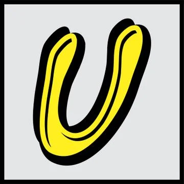 Alphabet design  handcrafted vector collection Stock Illustration