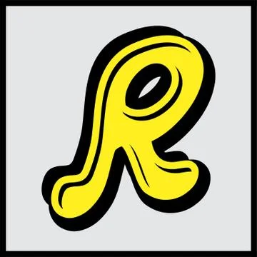 Alphabet design  handcrafted vector collection Stock Illustration