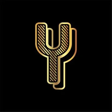 Alphabet design  handcrafted vector collection Illustrazione stock
