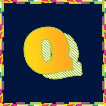 Alphabet design  handcrafted vector collection Stock Illustration