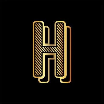 Alphabet design  handcrafted vector collection Stock Illustration