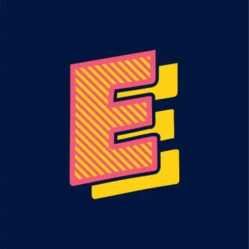 Alphabet design  handcrafted vector collection Stock Illustration