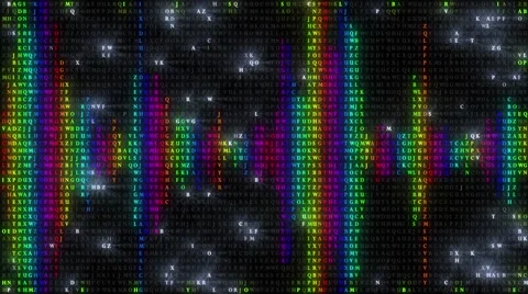 Alphabet Equalizers 4 스톡 동영상 61056411