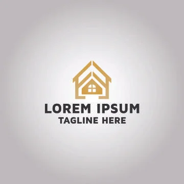 Alphabet FF image, Real estate vector logo design idea and inspiration Stock Illustration