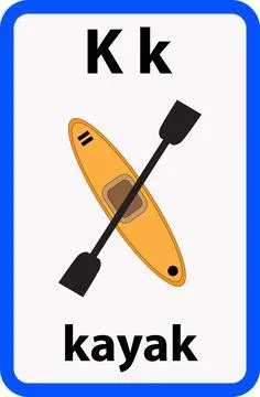 Alphabet flashcard Stock Illustration
