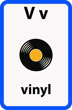 Alphabet flashcard Stock Illustration