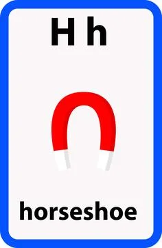 Alphabet flashcard Stock Illustration