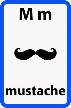 Alphabet flashcard Stock Illustration