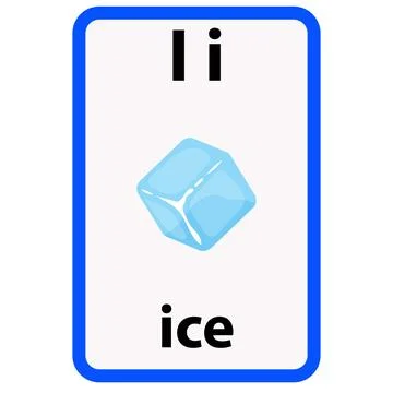 Alphabet flashcard Stock Illustration