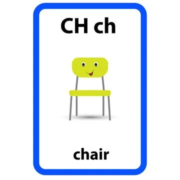 Alphabet flashcard Stock Illustration