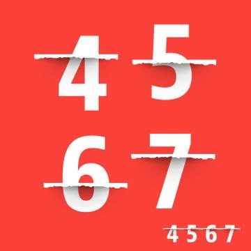 Alphabet font template Stock Illustration