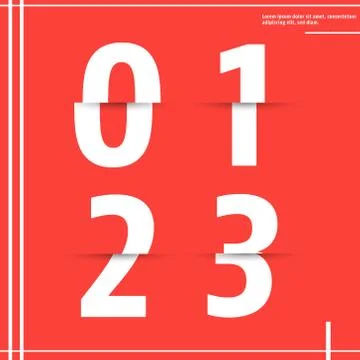 Alphabet font template Stock Illustration