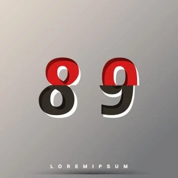 Alphabet font template Stock Illustration