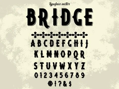 Alphabet font.Typeface..Script.Shadow Effect.Handcrafted handwritten vector l Illustrazione stock