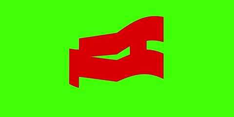 Alphabet A glitch Stock Footage 231510036