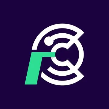 Alphabet I Crypto Logo Stock Illustration