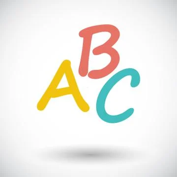 Alphabet icon Stock Illustration