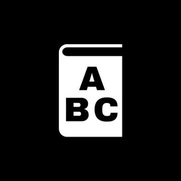 Alphabet icon. vector design. Library and ABC, Alphabet symbol. web. graphic Free Stock Illustration