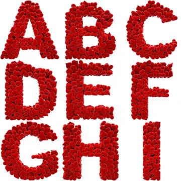 Alphabet Ilustração Stock