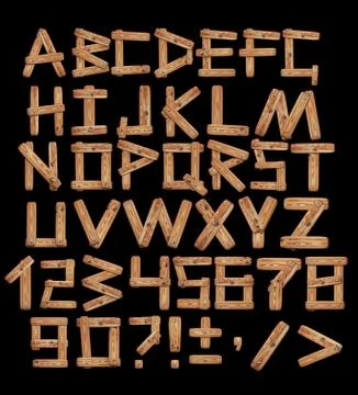 Alphabet Stock Illustration