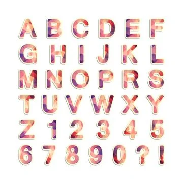 Alphabet Stock Illustration