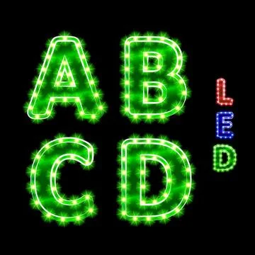 Alphabet 库存插图