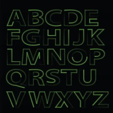 Alphabet Stock Illustration