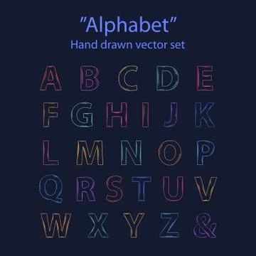Alphabet Stock Illustration