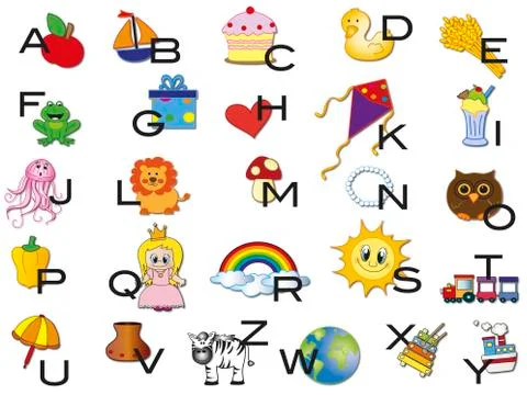Alphabet Stock Illustration