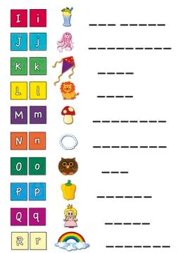 Alphabet Stock Illustration