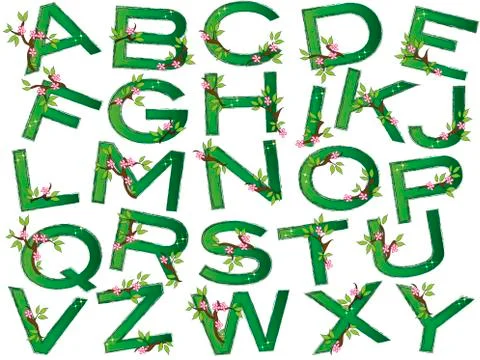 Alphabet Stock Illustration