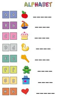 Alphabet Stock Illustration