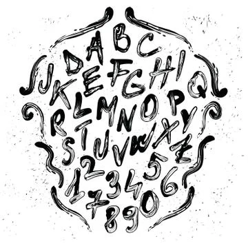 Alphabet Stock Illustration