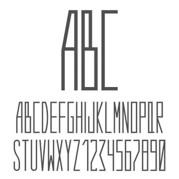 Alphabet. Stock Illustration