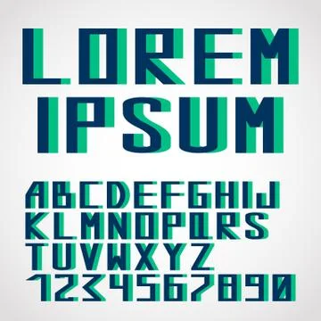 Alphabet. Stock Illustration