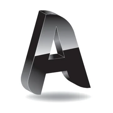 Alphabet A Illustrazione stock