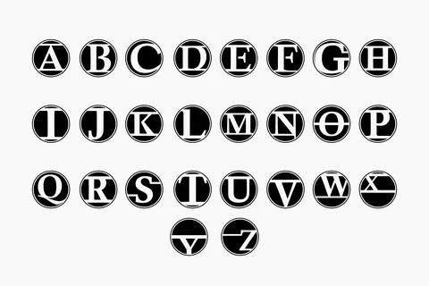 Alphabet Stock Illustration