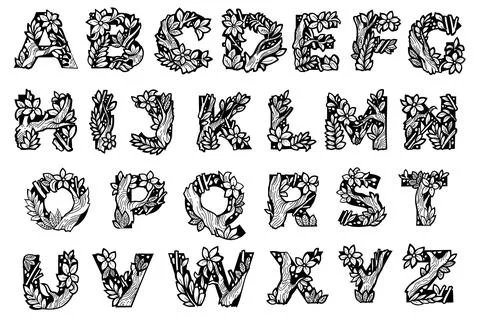 Alphabet Stock Illustration